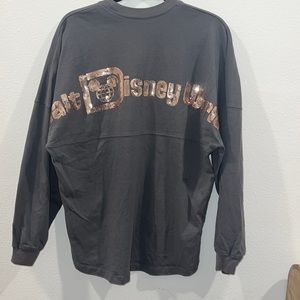 Disney Spirit Jersey Sequins Rose gold size medium